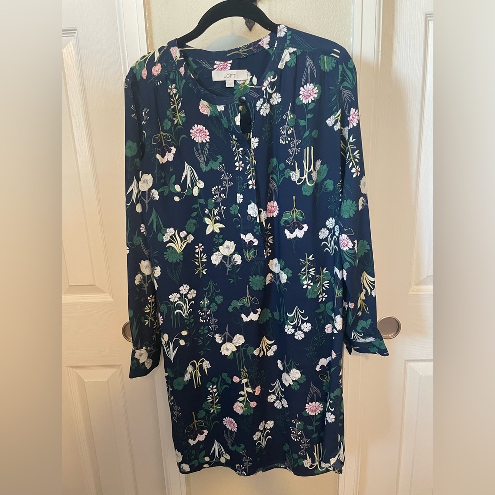 Loft Floral Tunic Top